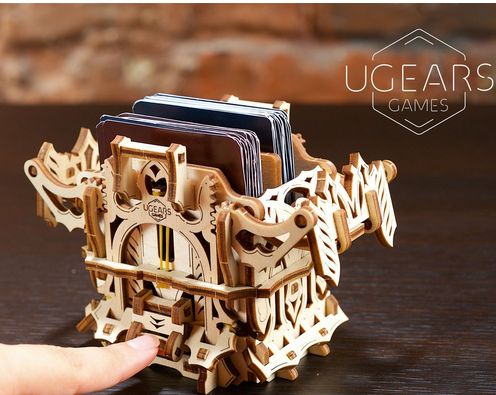 UGears 3D Wooden Puzzle Deck Box 64 piece