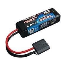 Traxxas 2200mAh 2S 7.4V 25C LiPo iD Connector Soft Case 88x21x30mm