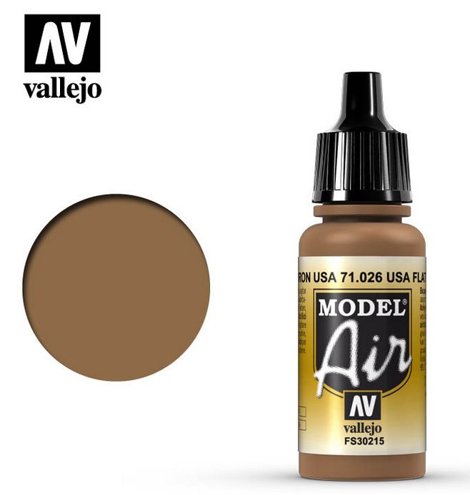Vallejo US Flat Brown 17ml