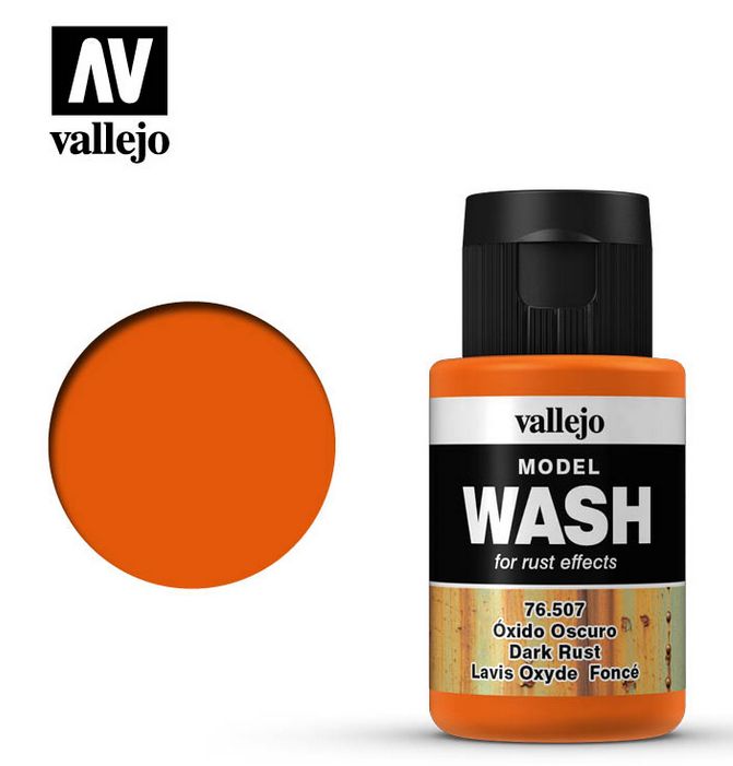 Vallejo Model Wash Dark Rust 35ml