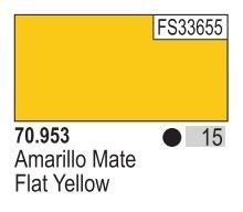Vallejo Model Color FS23655 Flat Yellow 17ml