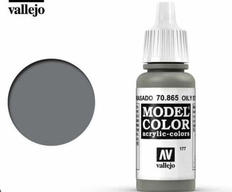 Vallejo Oily Steel Model Color 17ml
