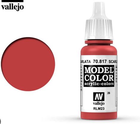 Vallejo Scarlet RLM23 FS21310 17ml