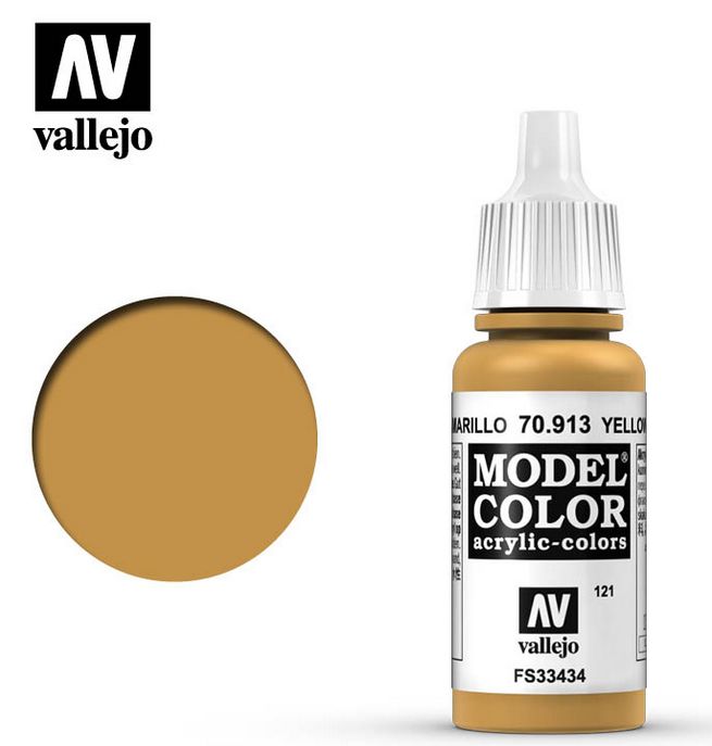 Vallejo Model Color RLM913/FS33434 Ochre Yellow 17ml