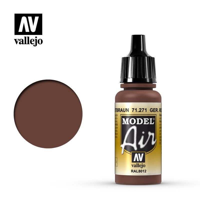 Vallejo German Red Brown Model Air Acrylic 17ml