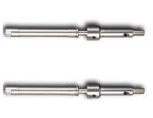APS Stainless Steel Front CVD Universal Shafts for Axial SCX24 2pc