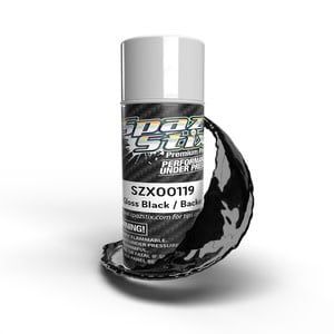 Spaz Stix Aerosol Paint High Gloss Black Backer 3.5oz