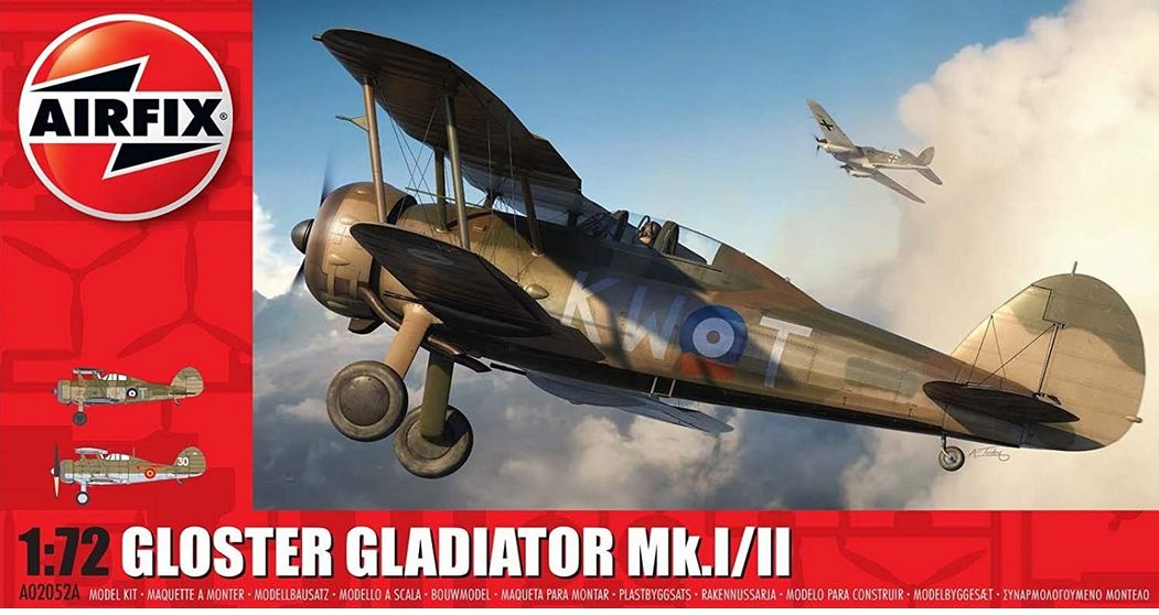 Airfix 1/72 Gloster Gladiator Mk.I/Mk.II 2024