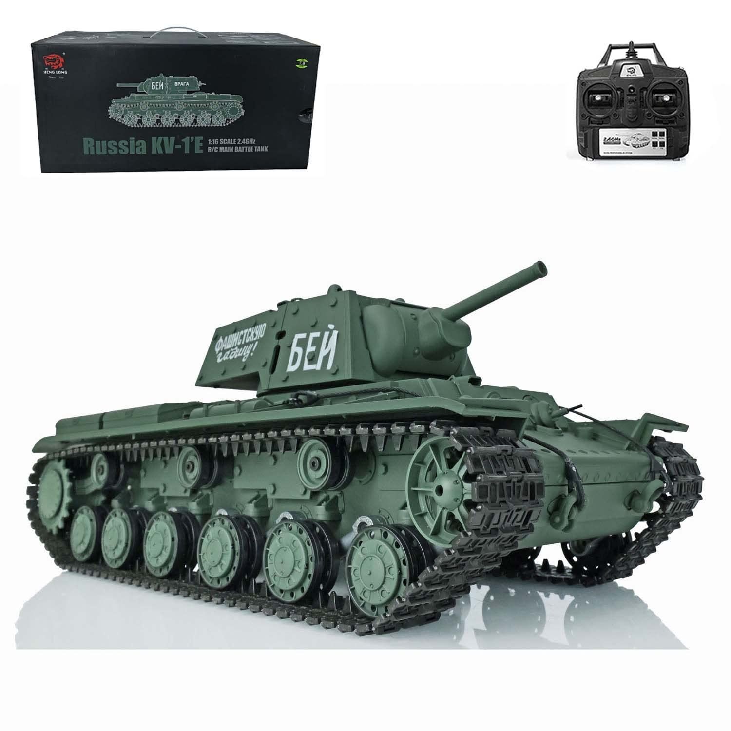 Heng Long 1/16 Soviet Union KV-1'S RC Heavy Tank V7