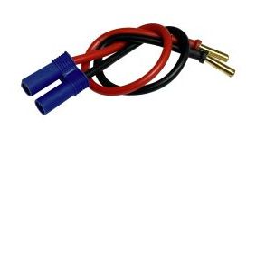 Aps Adapter APS Adapter EC-5 Male Connector to 4mm Low Profile Bullets Male 200mm 12AWG