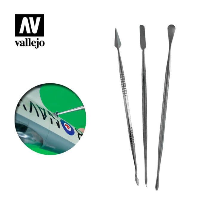 Vallejo Stainless Steel Carvers Set of 3