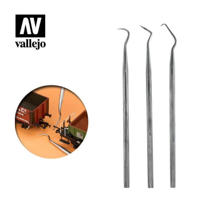 Vallejo Stainless Steel Probes Set of 3