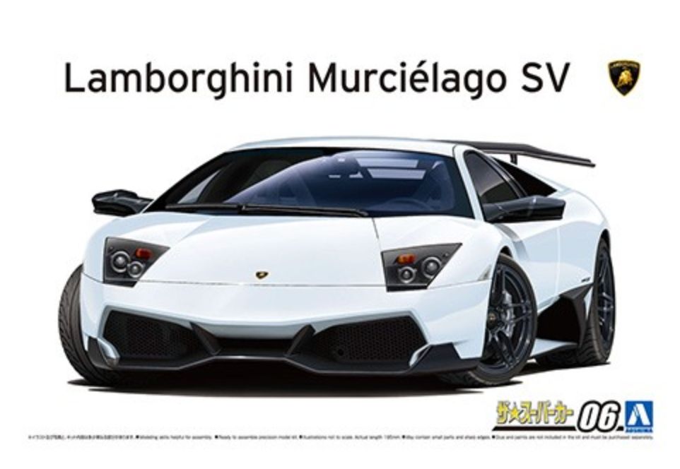 Aoshima 1/24 2009 Lamborghini Murcielago LP670-4 SV