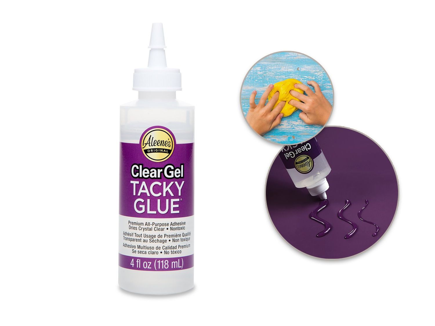 Aleens Glue Clear Gel Tacky 4oz