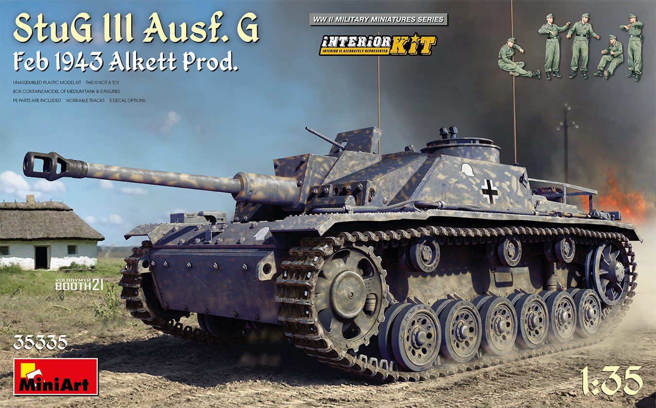 Miniart 1/35 StuG III Ausf. G Feb 1943 Alkett Prod. Interior Kit