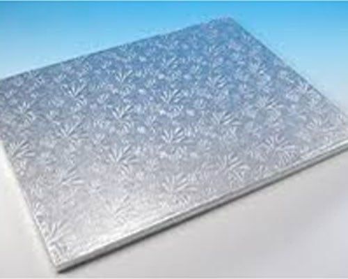 Enjay 14x14x0.5in Square Silver Drum Board