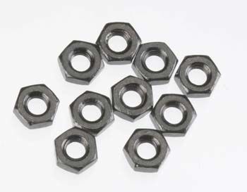 Axial Thin Hex Nut M3 Black 10pc
