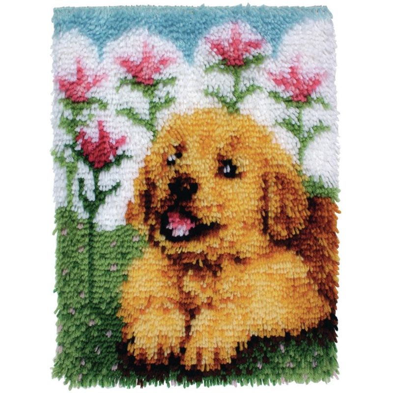 Caron Latch Hook Flower Pup