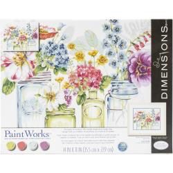 Paint Works Rainbow Flowers Paint By Number