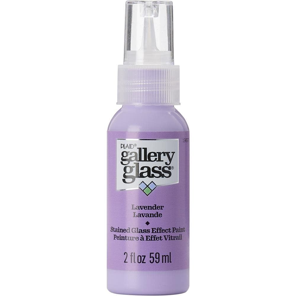 Plaid Gallery Glass Paint Lavender 2oz