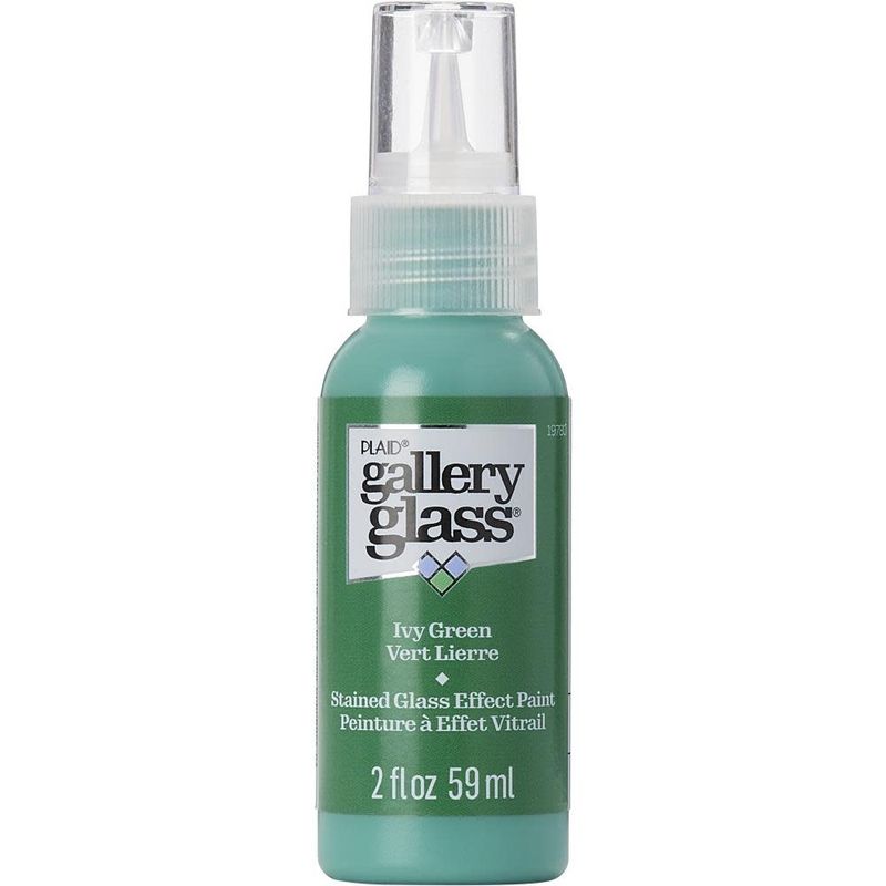 Plaid Ivy Green Gallery Glass Paint 2oz