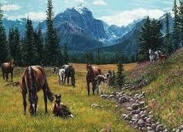 Cobble Hill Horse Meadow 1000 piece