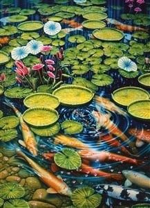 Cobble Hill Koi Pond 1000 piece