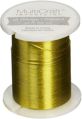 CraftMedley 10m Metallic Colors Spool Gold 28g