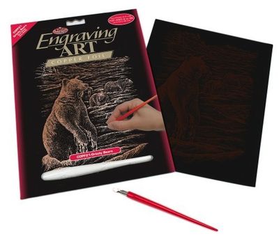Royal &amp; Langnickel Engraving Art Copper Grizzly