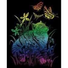 Royal &amp; Langnickel Engrave Art Rainbow - Kitten &amp; Butterflies
