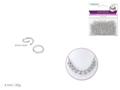 CraftMedley 4mm Jump Ring 20g (SILVER)