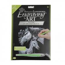 Royal &amp; Langnickel Engrave Art Silver - Horses