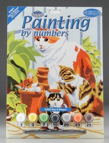 Royal &amp; Langnickel Cat and Kitten Paint by Number