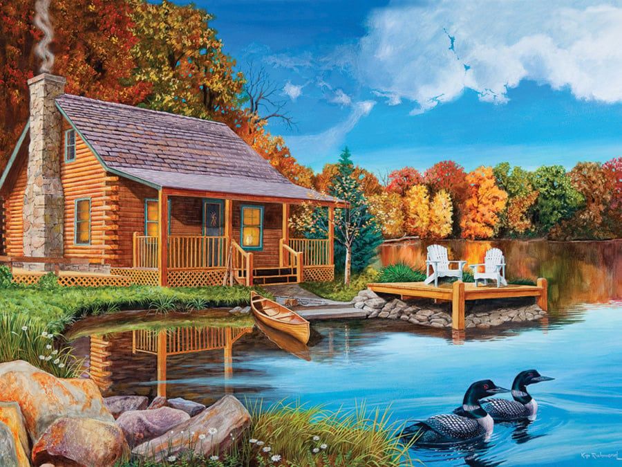 Cobble Hill Loon Lake 500 piece