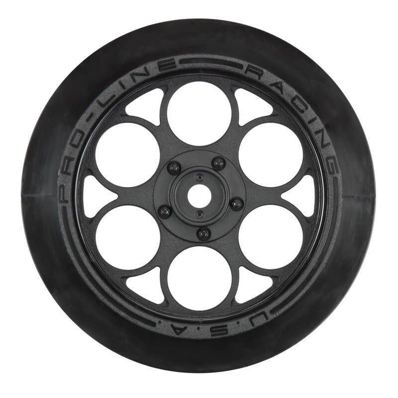 Pro Line 1/10 Showtime Front Runner Front 2.2"/2.7" 12mm Drag Wheels (2) Black