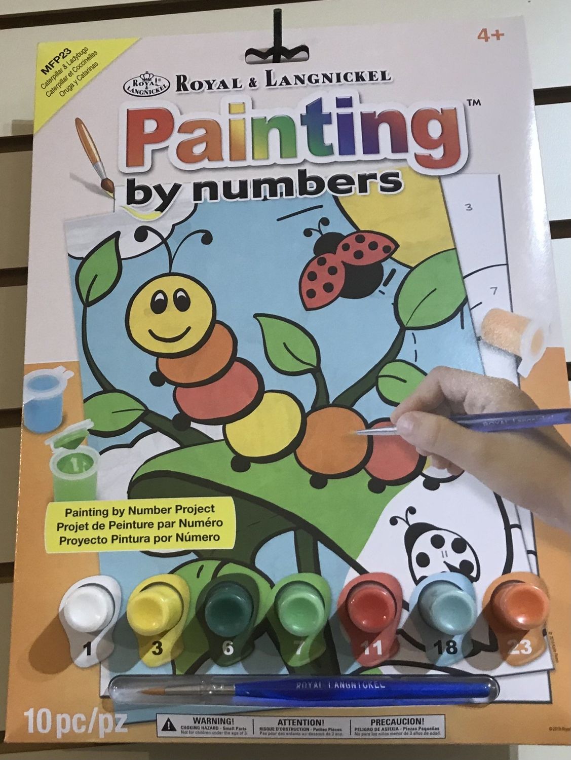 Royal &amp; Langnickel Paint By Number Caterpillar And Ladybugs