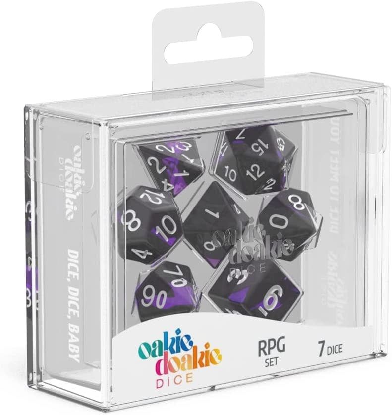 Oakie Doakie RPG Enclave 7 die set Amethyst