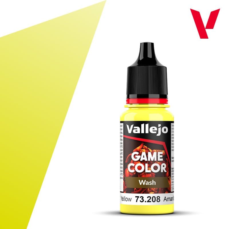 Vallejo Yellow Game Wash 17ml