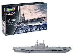 Revell 1/1200 USS ENTERPRISE CV-6