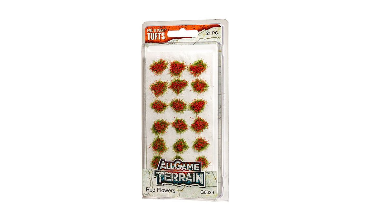 All Game Red Flower Tufts