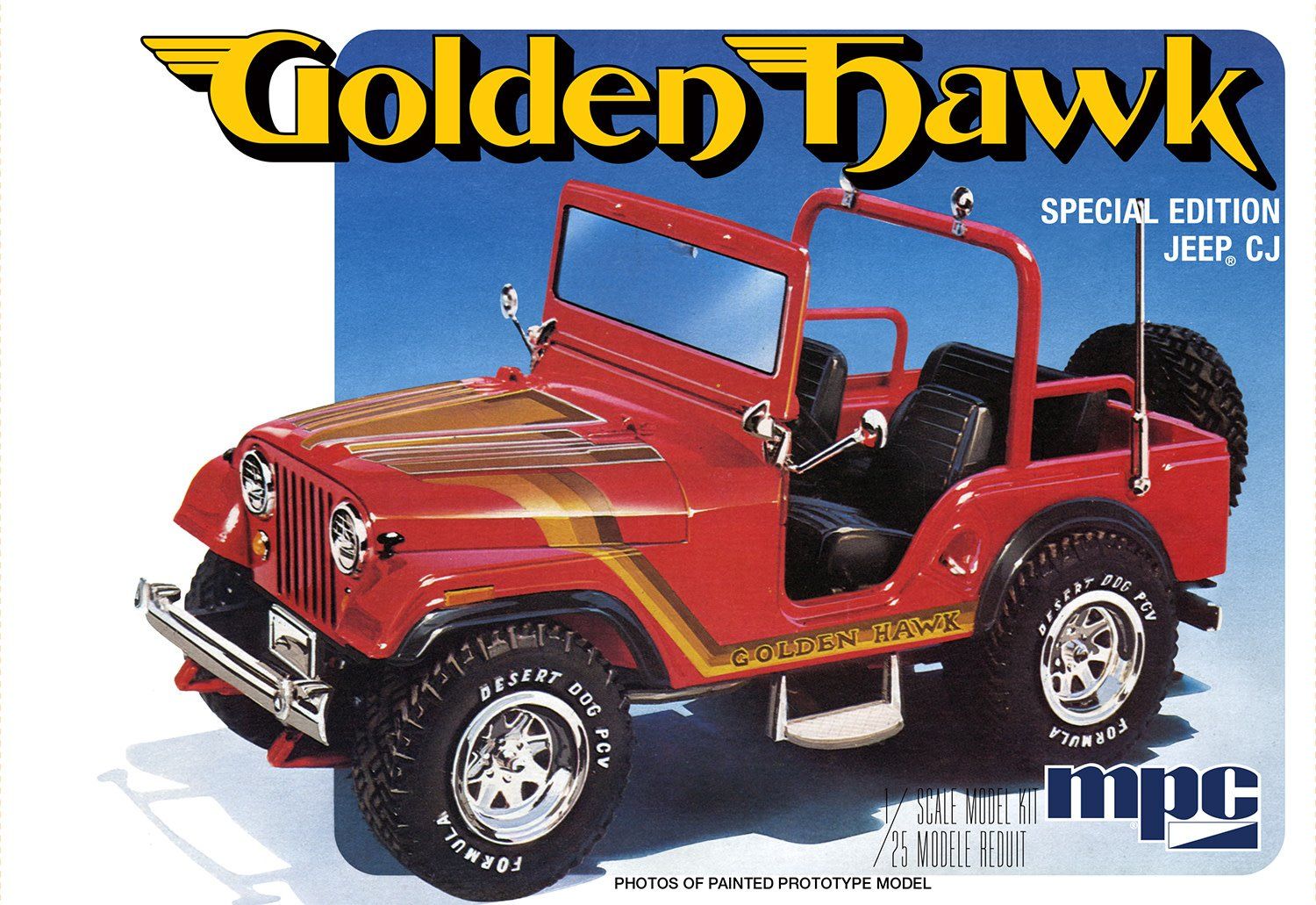 MPC 1981 JEEP CJ5 GOLDEN HAWK (1/25)