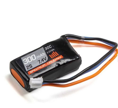 Spektrum 300 7.4v 30c battery PH connector