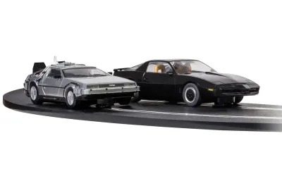 Scalextric Back to the Future vs Knight Rider Race Set