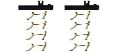 Carrera Guide Keels with Double Sliding Contacts 132/124