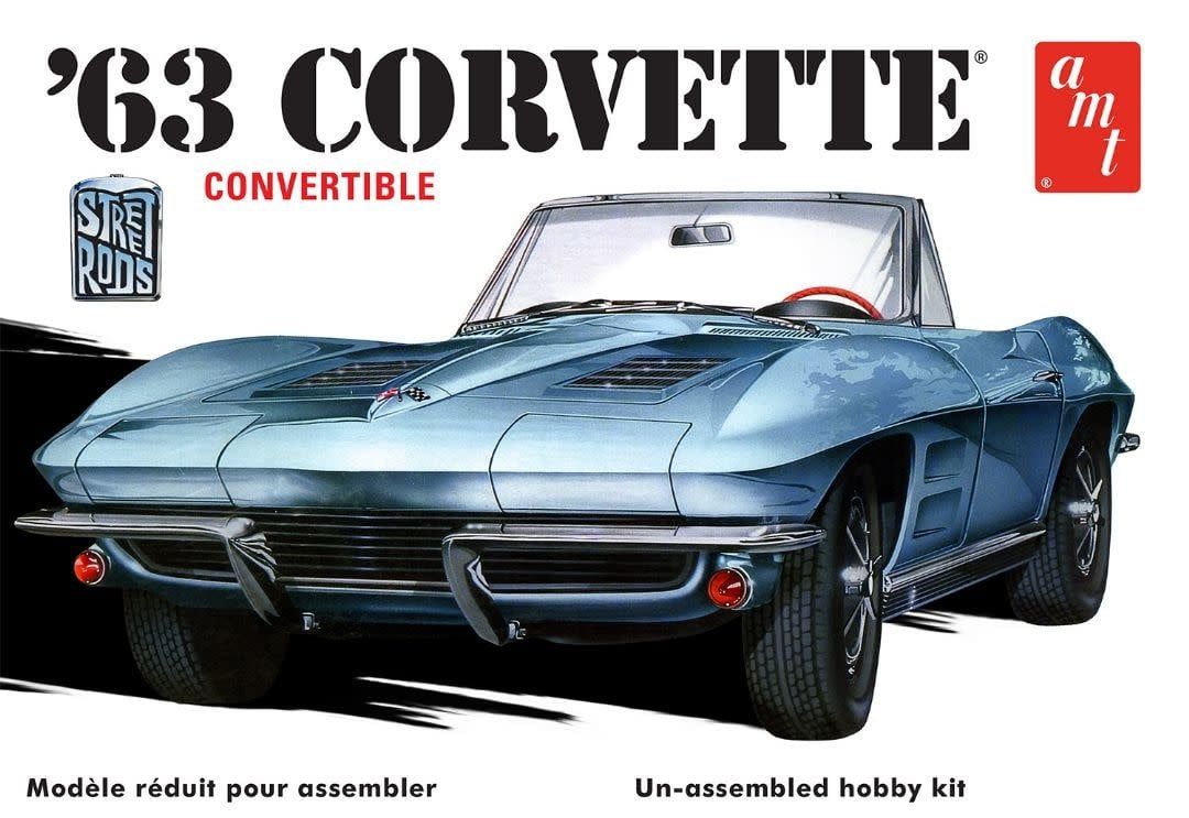 AMT\ERTL 1/25 1963 Chevy Corvette Convertible