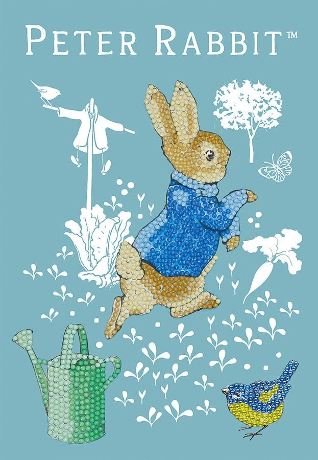 Craft Buddy Peter Rabbit Crystal Art Notebook Kit