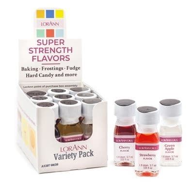 Lorann Super Strength Flavors 12 Unit Variety Pack