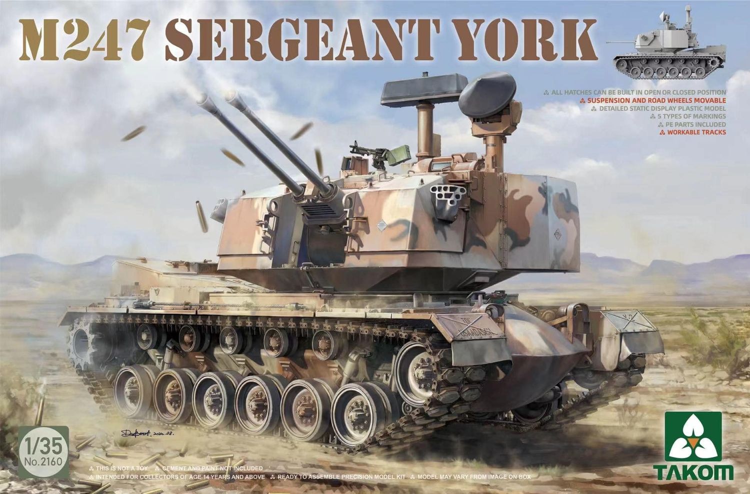 TAKOM M247 SERGEANT YORK (1/35)