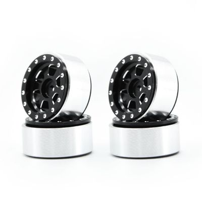 Hobby Details TRX-4M 1.0in CNC Aluminum Beadlock Wheels Black 4pc