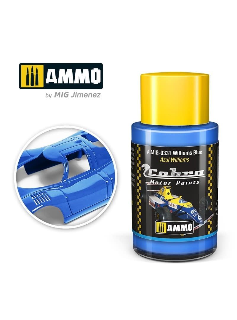 Ammo of MIG Cobra Motor Williams Blue 30ml